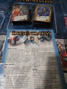 Marvel Legendary Captain America 75th Anniversary Upper Deck/No Box