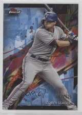 2024 Topps Finest Common Sky Blue Refractor 43/325 Corey Seager #5 0s07