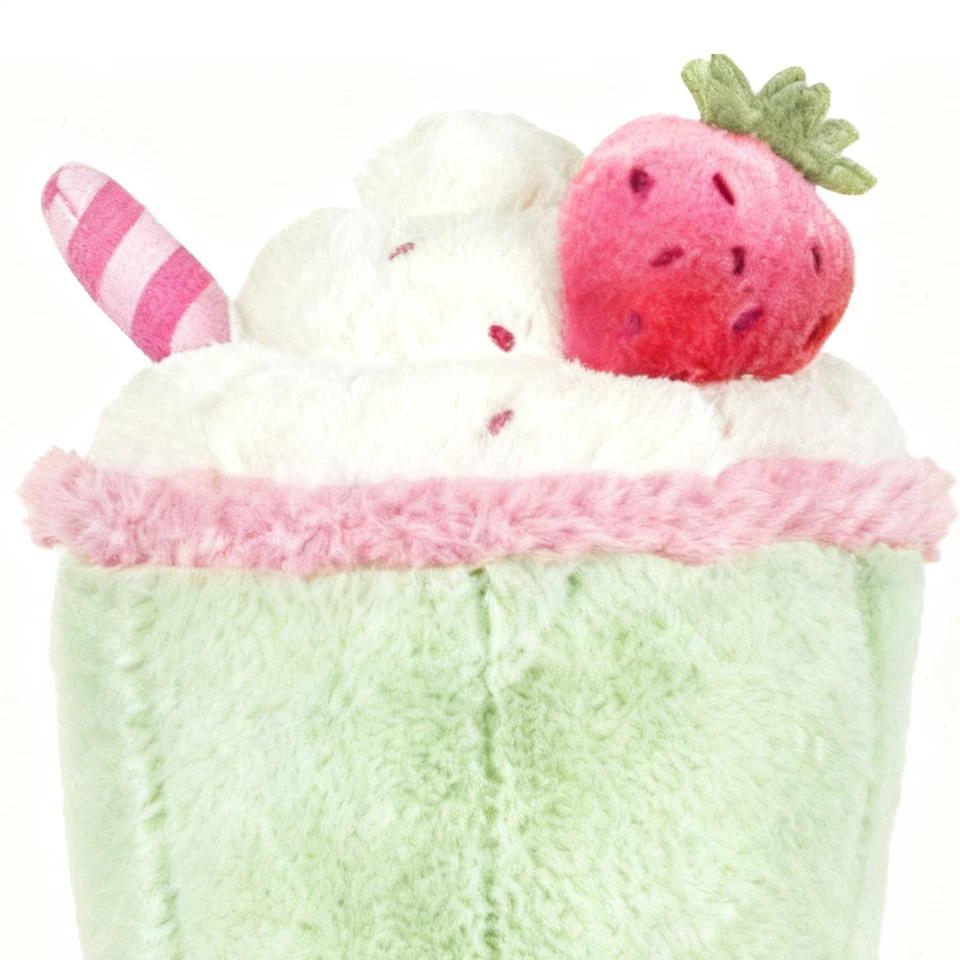 Jellycat Shanghai Exclusive Berrity Latte (Strawberry Matcha Latte) - Imagem 4 de 4