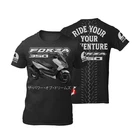Motorcycle T-shirt / Gift For Honda Forza 350 Moto Bikers Streetwear Motorbike 2