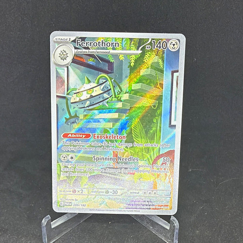 The Pokémon Company Ferrothorn 209/182 SV04 Paradox Rift Illustration Rare Holo