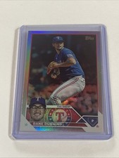 2023 Topps #367 Dane Dunning  Texas Rangers Rainbow Foil