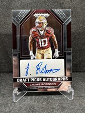 JAMMIE ROBINSON 2023 PANINI PRIZM DRAFT PICKS AUTOGRAPH #DPA-JAR RC FALCONS