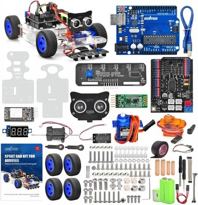OSOYOO Robot Car V1.0, Elektronik Baukasten, Roboter Bausatz, Elektronik
