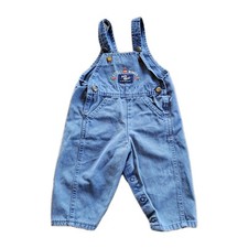 Vintage Oshkosh B Gosh Overalls Little Worker Size 18 Months Made In USA