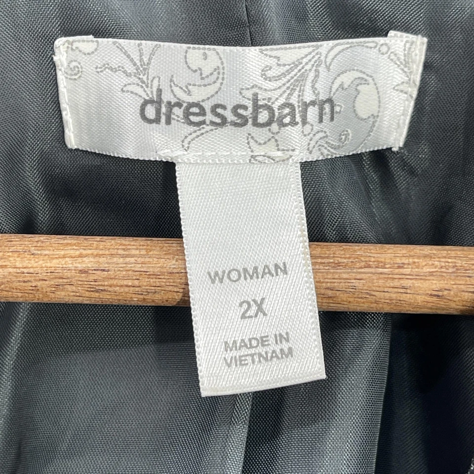 Chaqueta Blazer Dressbarn Mujer Carrera Talla 2XL Frente Abierto Manga 3/4 Dobladillo en Capas Foto 4 de 4