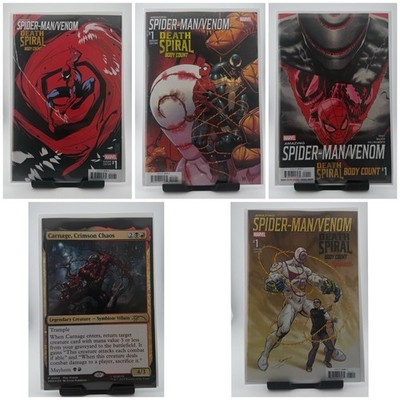 Amazing Spider-Man Venom Death Spiral Body Count #1 A B C D E 5-Cover Set NM