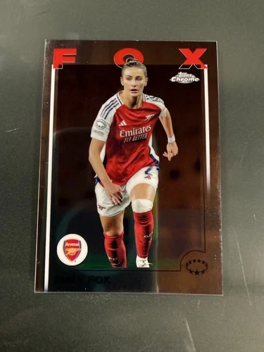 Emily Fox - Arsenal WFC #70 2024-25 Topps Chrome UEFA WCL