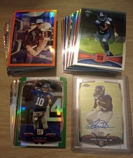 New York Giants football lot (Rookies/Parallels/Numbered) Over 65 cards