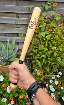 FOX OUTDOOR Baseball Bat Baseballschläger Holz naturfarben 15'' // 38 cm
