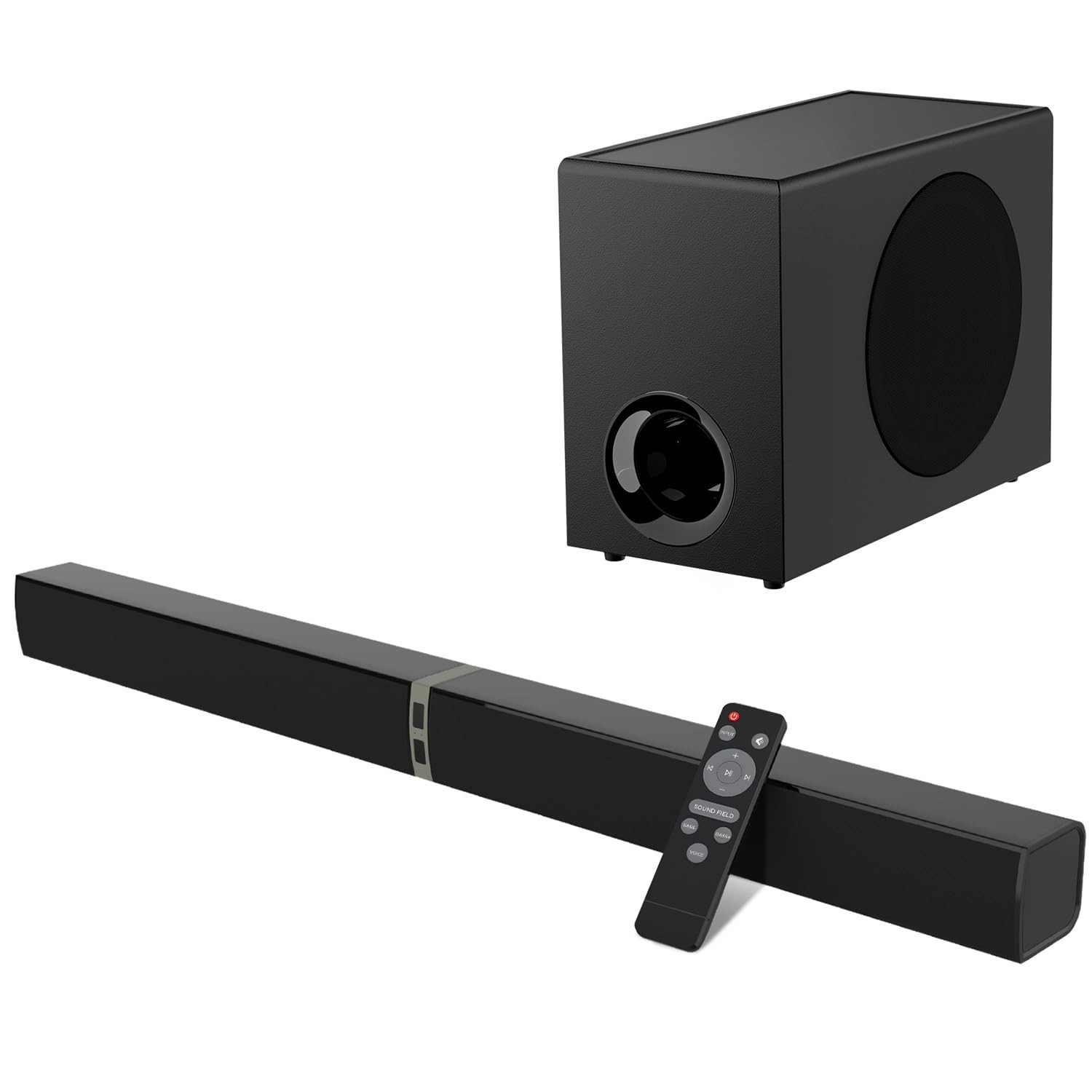 Sound Bar with Subwoofer,120W Soundbar for TV Surround Sound Home Theater Sys...