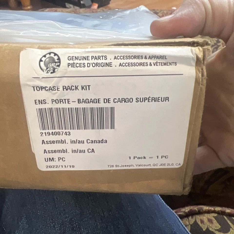 Can-am Spyder F3-T Limited Spyder RT 2020-up Top Case Rack for Luggage - Image 2 of 2