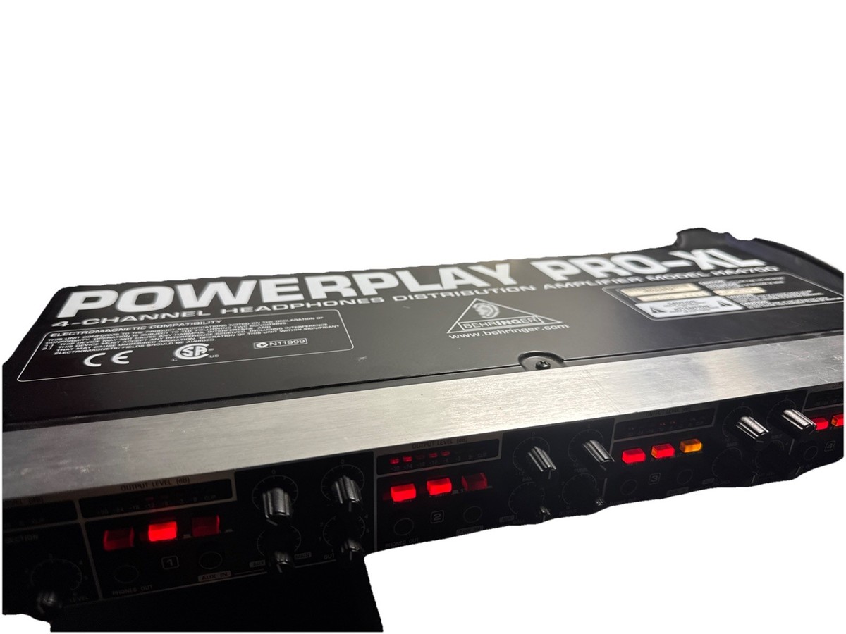 Behringer Powerplay PRO-XL 4 channel headphone distribution