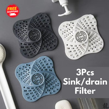 Hair Catcher Drain Stopper Shower Sink Strainer Plug Filter Cover Bathroom