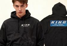 King Off Road Logo Performance Racing Shocks Men Hoodie Size USA