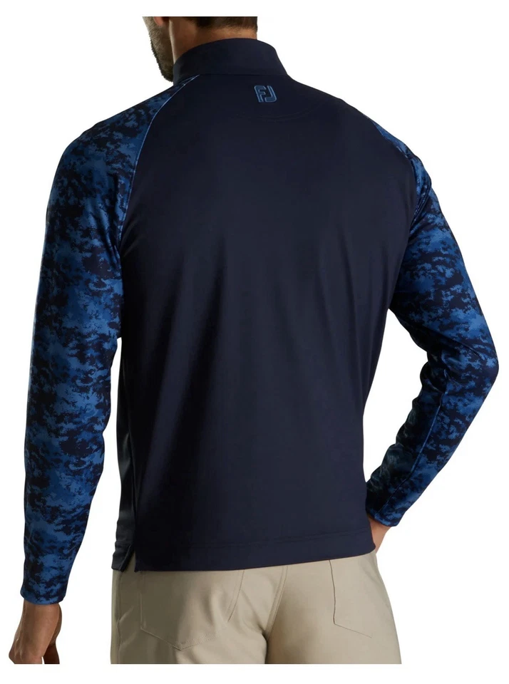 Pullover FootJoy Golf Camuflado - Para Hombre Azul Marino Nuevo Con Etiquetas. Foto 3 de 3
