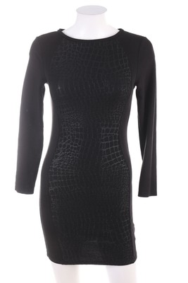 H&M Kleid Etuikleid S Schwarz #9129