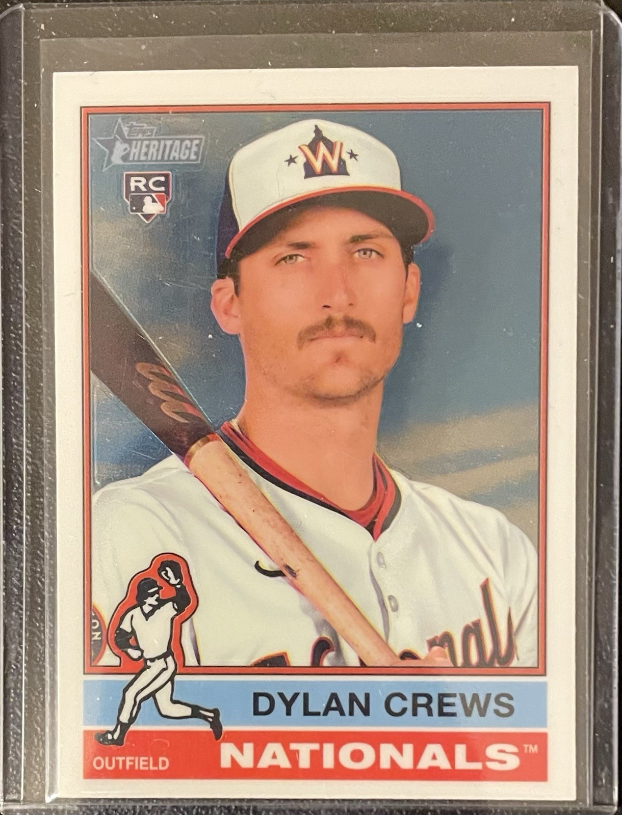 2025 Topps Heritage Dylan Crews RC Chrome Washington Nationals #247 🔥🔥