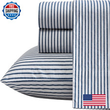 Nautica - Twin Size Sheet Set Crisp Tailored Cooling Sheets A Smooth Cotton