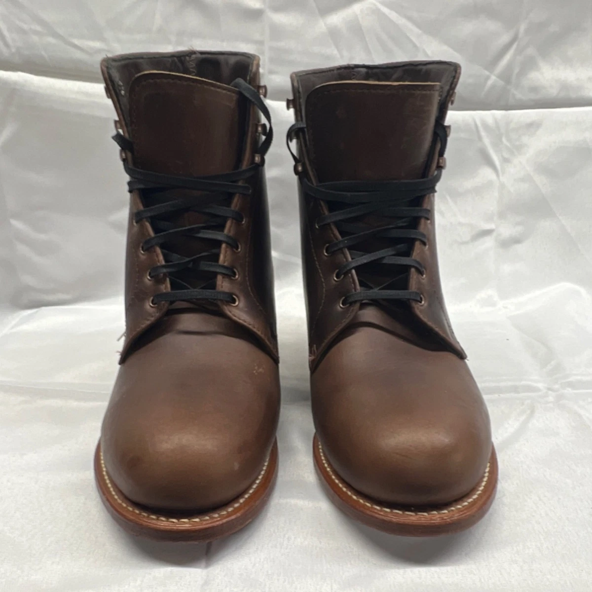 P.W.‎ Minor Men\'s Brown Leather Ankle Boot in Size 8 Pw Minor In Men main image 4
