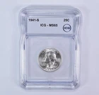 1941-S Washington Quarter MS65 ICG