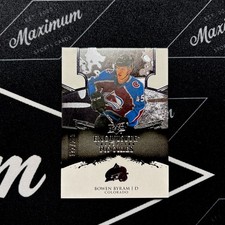 2020-21 UD Exquisite Collection Rookies #R24 Bowen Byram RC /299 Buffalo Sabres
