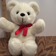 plush bear White