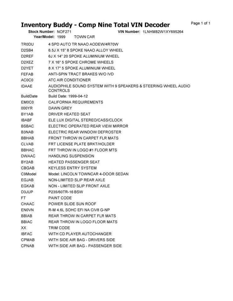 Engine 4.6L VIN W 8th Digit Gasoline Romeo Fits 98-99 CROWN VICTORIA 2676389 Foto 2 de 2