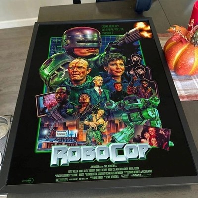 RoboCop 1987 Cyberpunk Sci Fi Movie Collage Art Poster