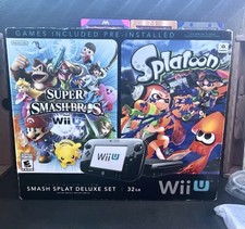 Nintendo Wii U Smash Splat Deluxe Set 32GB Black Handheld System
