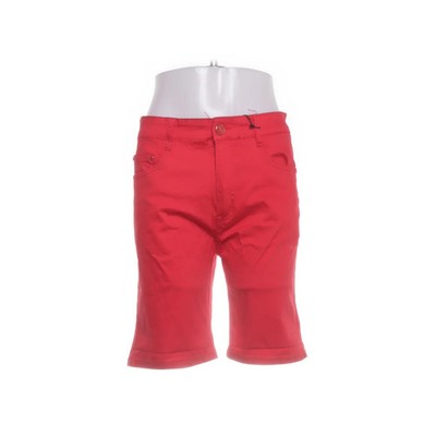 H & U Jeans, Shorts, Größe: 42, Rot, Baumwolle/Elasthan, Einfarbig, Denim #Bk4