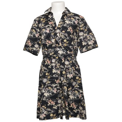 Ba&sh, Kleid, Größe: M, Schwarz/Mehrfarbig, Baumwolle, Blumen, Damen #lKo