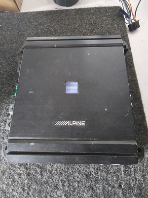 Vintage Alpine V-Power MRV-M500 Mono Amplifier   Parts/Repair   Powers On But...
