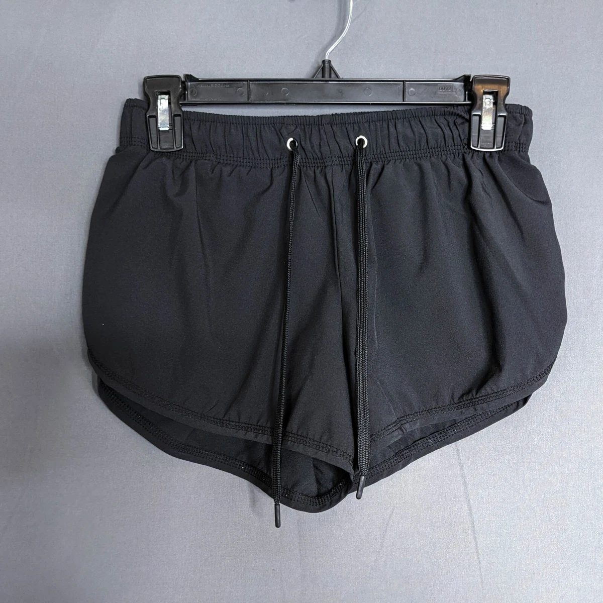 Cotton on Body Womens Shorts XS Black Athletic Running Drawstring
