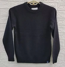 New Long Wharf Westport Seawell Crewneck Sweater Black Size XSmall