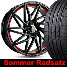 19" Keskin KT20 Sommerräder B-Red 225/35 Reifen für VW Golf 6 VI 1K incl. GTI