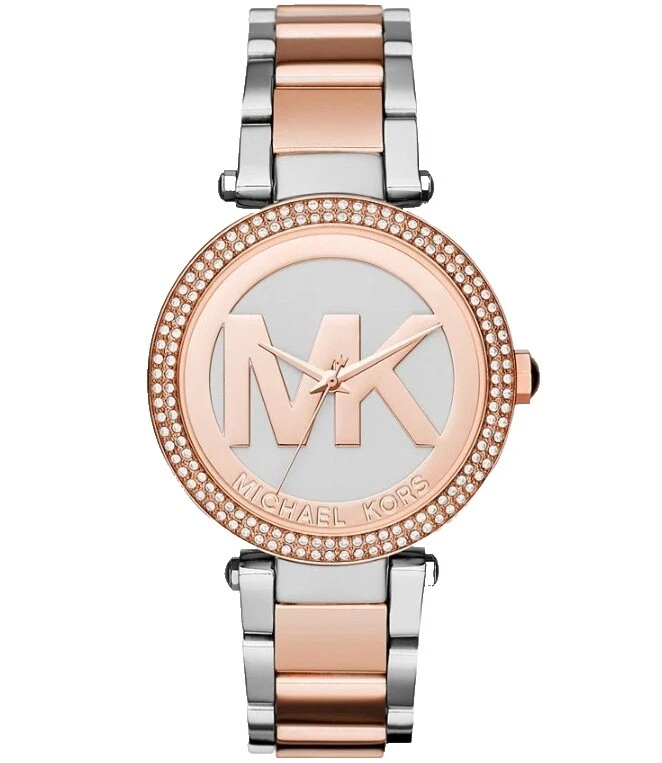 Caja de Plata Michael Kors Parker Relojes de pulsera