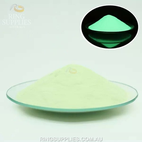 Yellow / Green Glow In The Dark Pigment For Ring Making | Resin Art and Craft - Bild 2 von 3