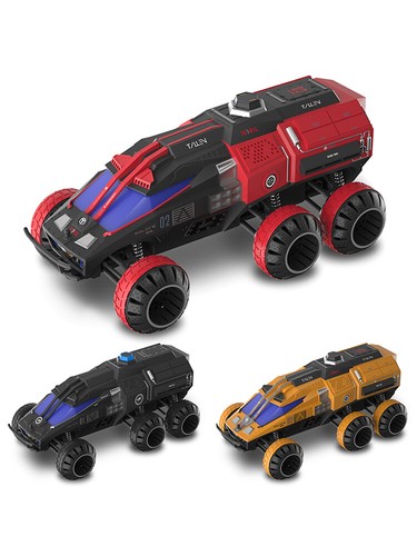 Q118 RC Car 6WD 2.4G 60M Liftable Turret Mars Detecting Car For Sandy Grassland - Picture 6 of 27