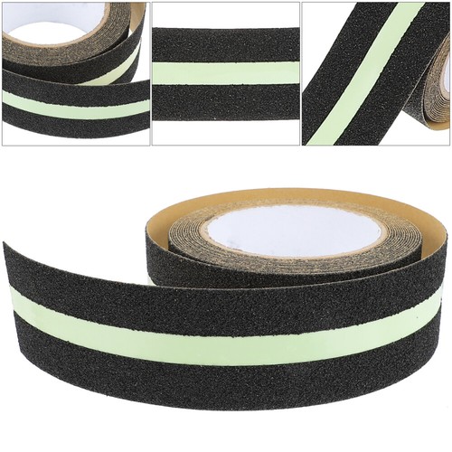 2 Rolls Leuchtende Rutschfeste Aufkleber Reflektierendes Bodenband - Afbeelding 5 van 12