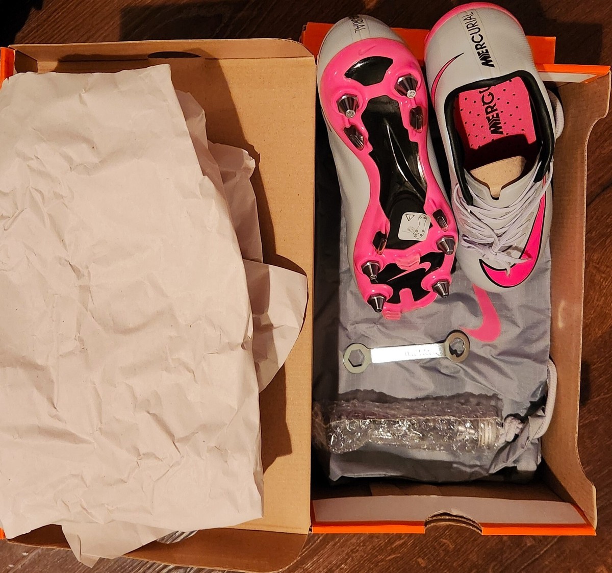 Nike Mercurial Vapor X SG PRO ACC Mango Wolf Pack Soccer Cleats