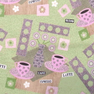 HOFFMAN ''CAFE MILAN'' CAFE Peppermint by the 1/2 yard