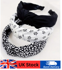 3pcs Wide Soft Headband Bundle Women Girls Floral Alice band  hair bands Satin