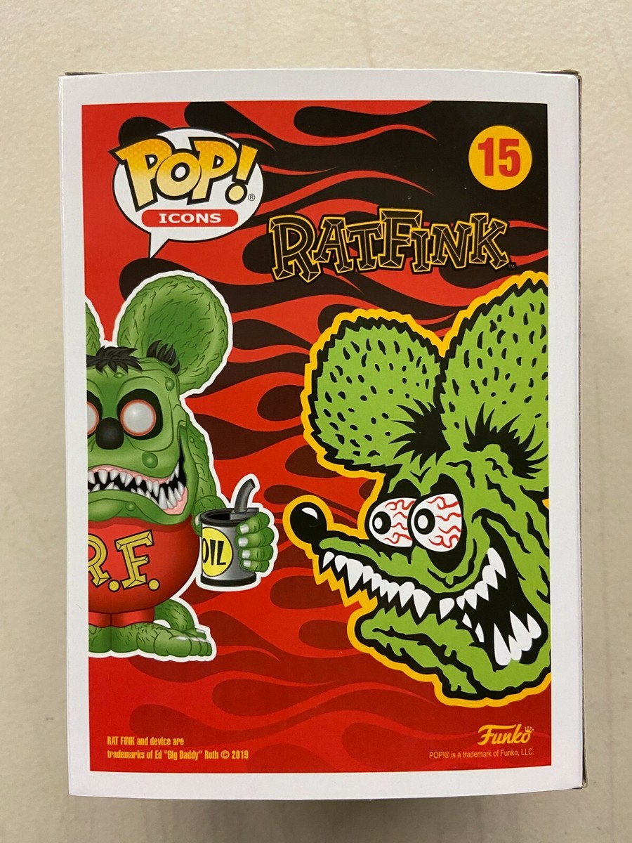 Funko Pop Icons Rat Fink Black Chrome 2019 SDCC Comic Con