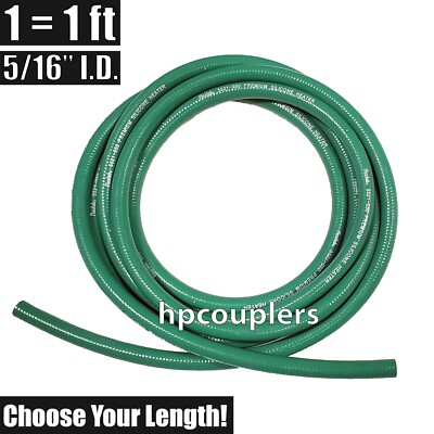 5/16'' ID FlexFab 5521 Green Silicone Heater Hose 8mm 350F Radiator Coolant .31''