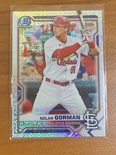 ⚾ 2021 Bowman Chrome Baseball Mojo Base Card #BCP-90 Nolan GORMAN ⚾