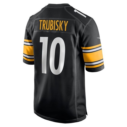 NFLPA Mitch Trubisky #10 Women's Nike Replica Home Jersey, Black, Large - 第 2/2 張圖片