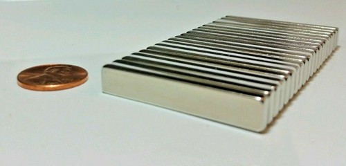 10-100 NEODYMIUM magnets 1-1/2"×1/4"×1/8" Strong Rare Earth magnets N52 Grade - Picture 5 of 6