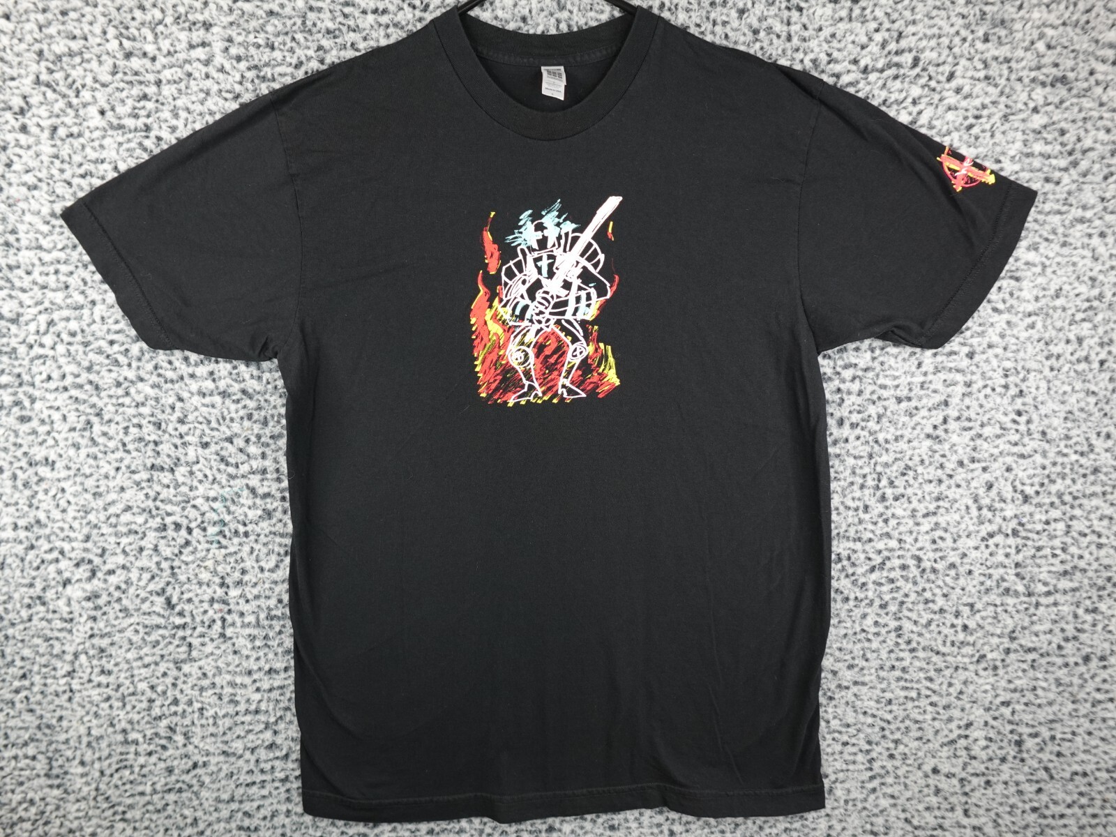 Hellgate London 2007 Horror Video Game EA Promo T-Shirt Size L Blizzard Diablo