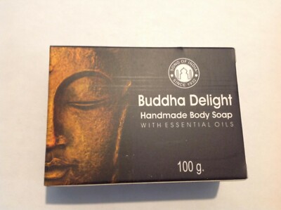 SONG OF INDIA HERBAL HANDMADE BODY SOAP 100 GRAM BAR - BUDDHA DELIGHT